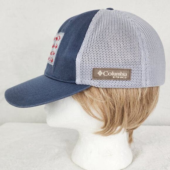 Columbia PHG Game USA Flag Fitted Trucker Hat Whitetail Deer Elk Duck L/XL EUC - Picture 4 of 10